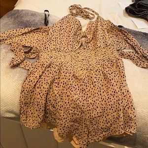 Cheetah print romper